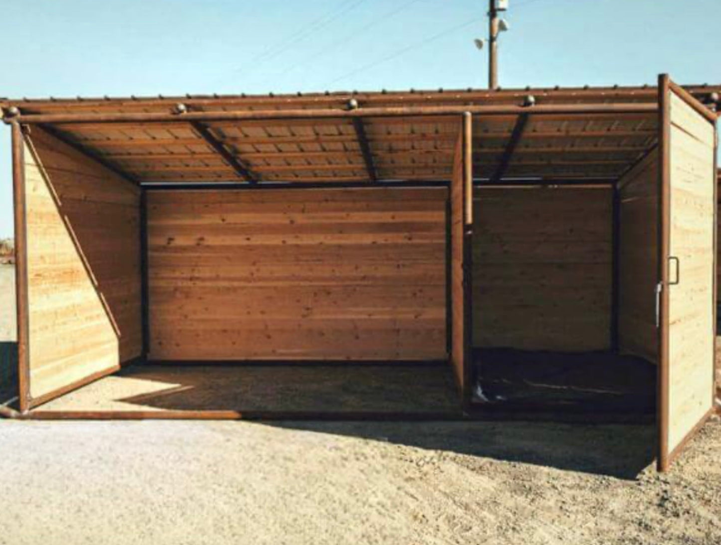 Portable Lodging Ranch Stall