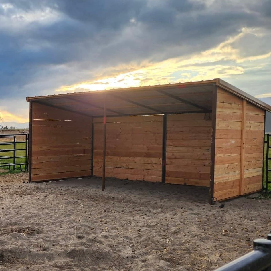 Portable Ranch Loafing Shed