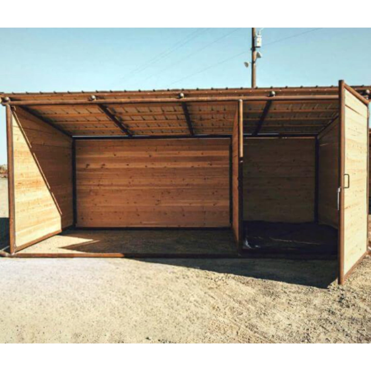 Portable Ranch Loafing Shed